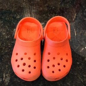 Orange Classic Crocs